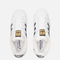 Зимние кроссовки Adidas Superstar белые